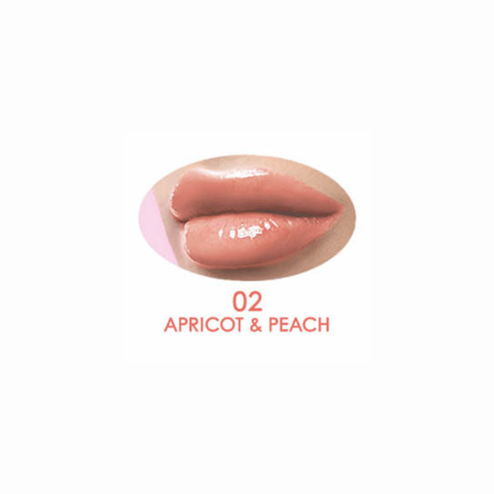 Sweet Kiss Lip Oil Gloss - 02 Apricot & Peach