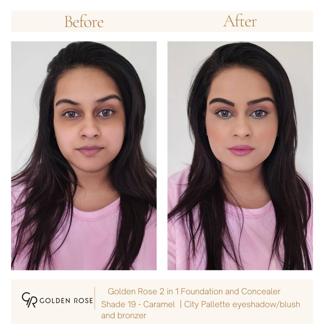 TOTAL COVER 2in1 Foundation & Concealer - 19 Caramel