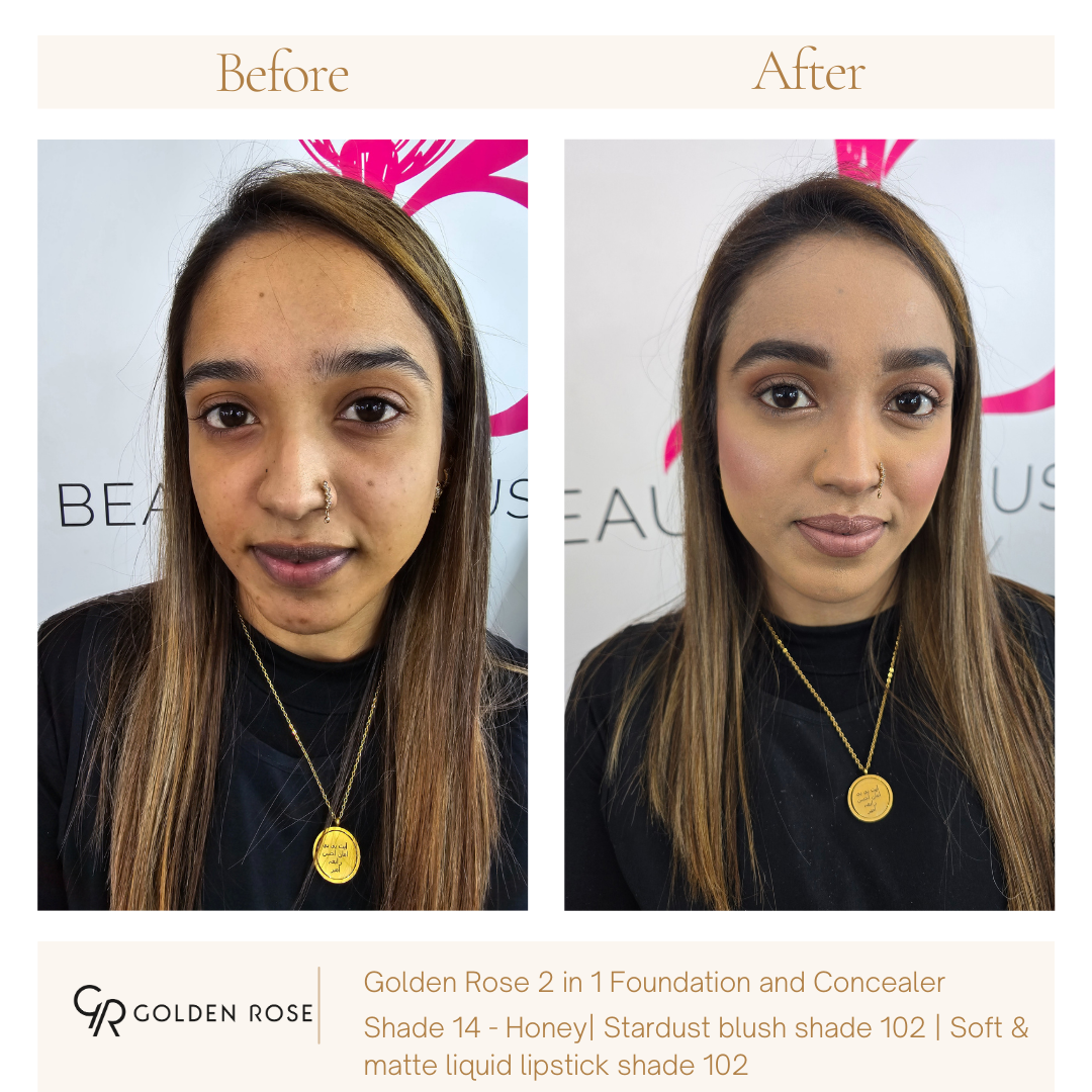 TOTAL COVER 2in1 Foundation & Concealer - 14 Honey