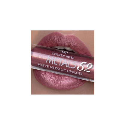 Matte Metallic Lipgloss - 52 Pink Topaz(Discontinued)