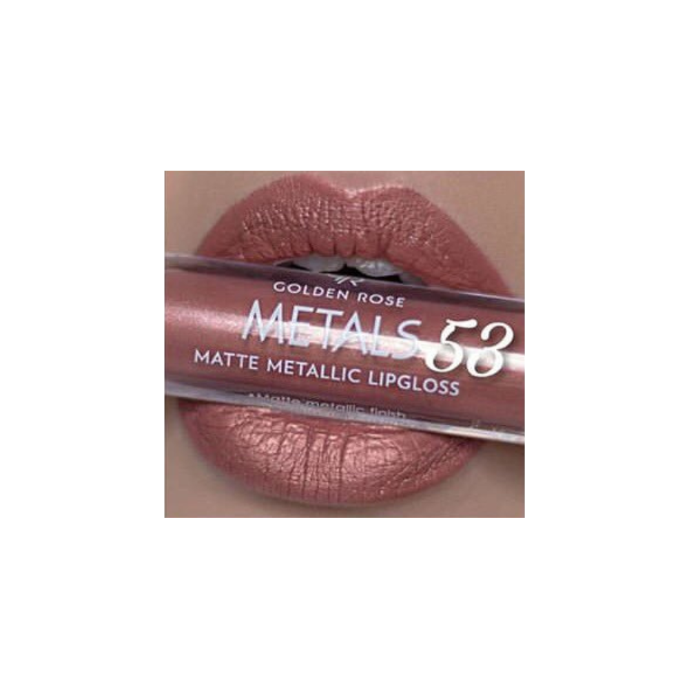 Matte Metallic Lipgloss - 53 Nude Kiss(Discontinued)