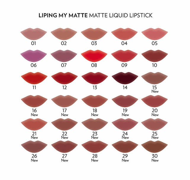 Liping My Matte Liquid Lipstick - 17