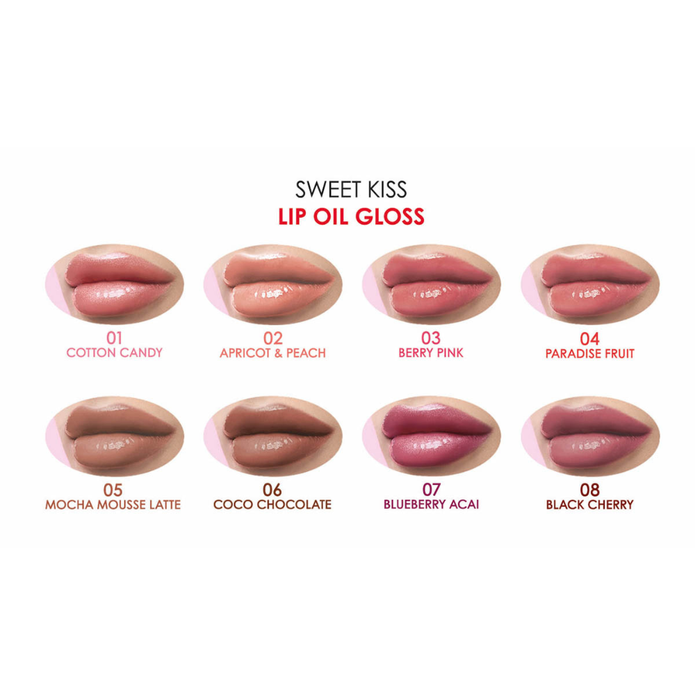 Sweet Kiss Lip Oil Gloss - 05 Mocha Mousse Latte