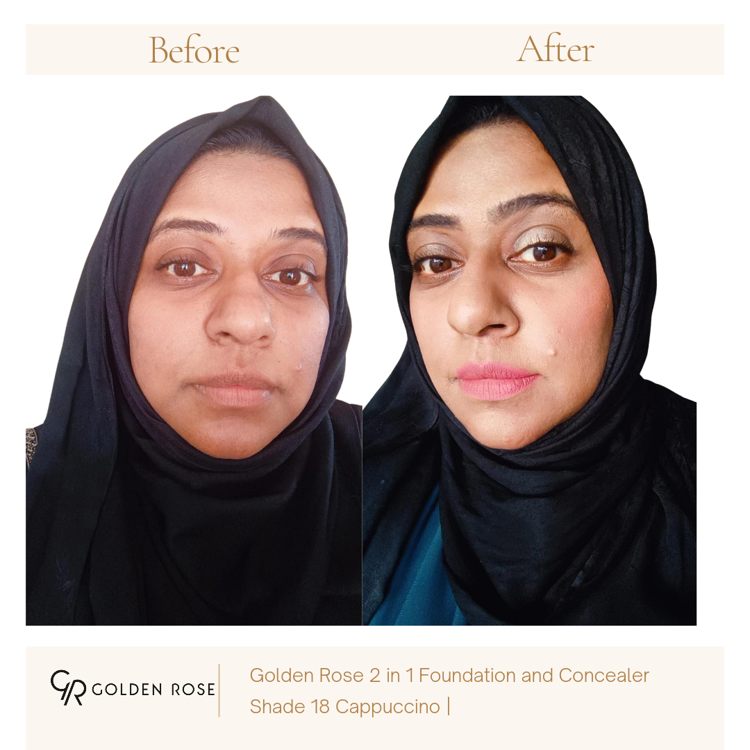 TOTAL COVER 2in1 Foundation & Concealer - 18 Cappuccino