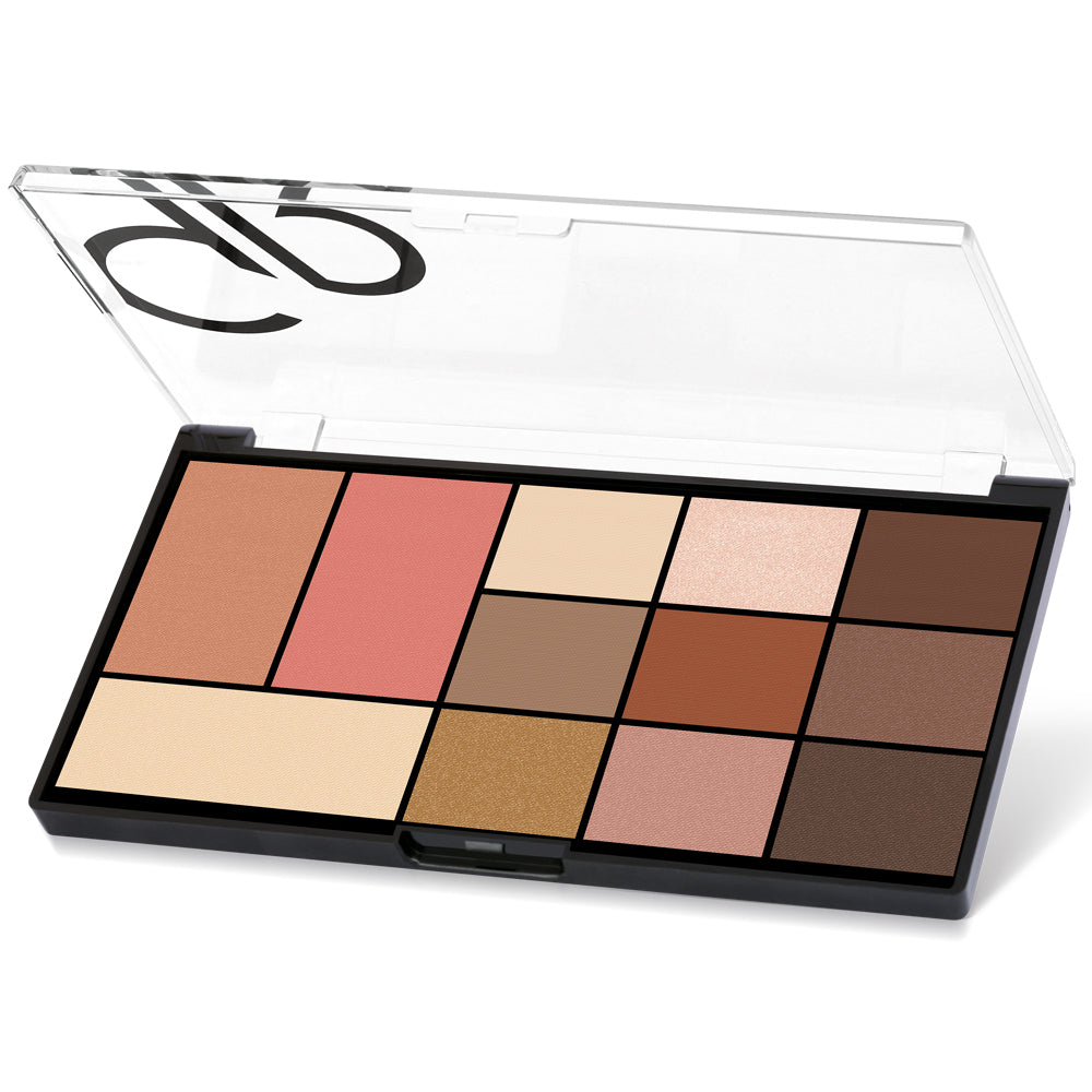 City Style Face & Eye Palette - 01 Warm Nude