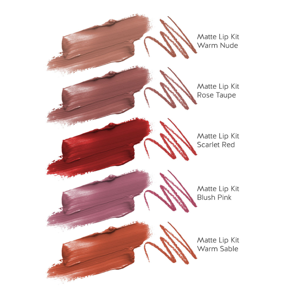 Matte Lip Kit - Warm Sable