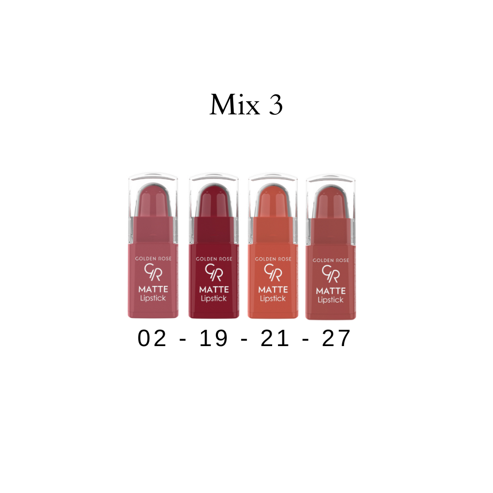 Matte Lipstick - Mini Mix 3