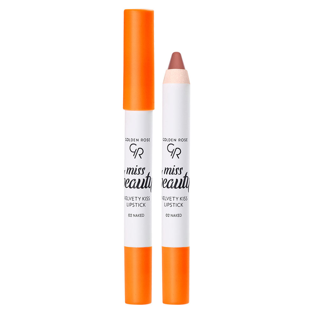 Miss Beauty Velvety Kiss Lipstick - 02 Naked