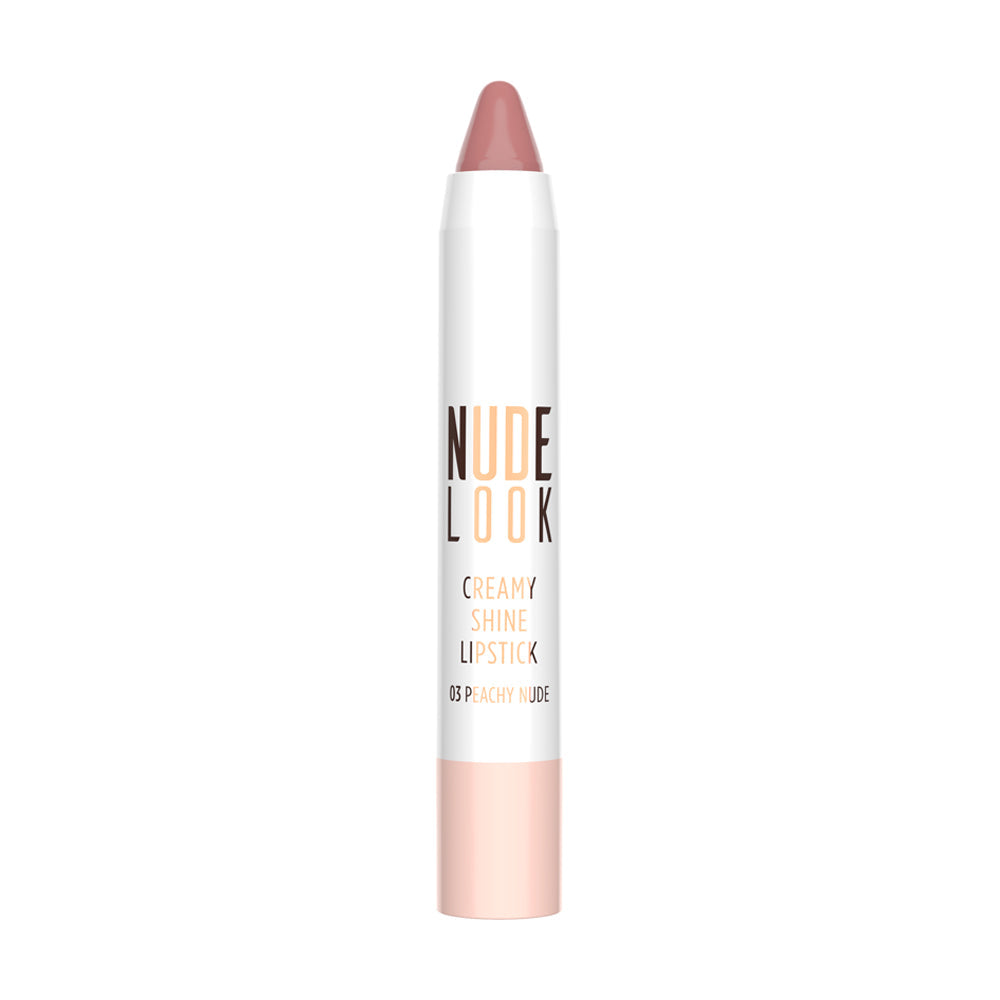 Nude Look Creamy Shine Lipstick - 03 Peachy Nude