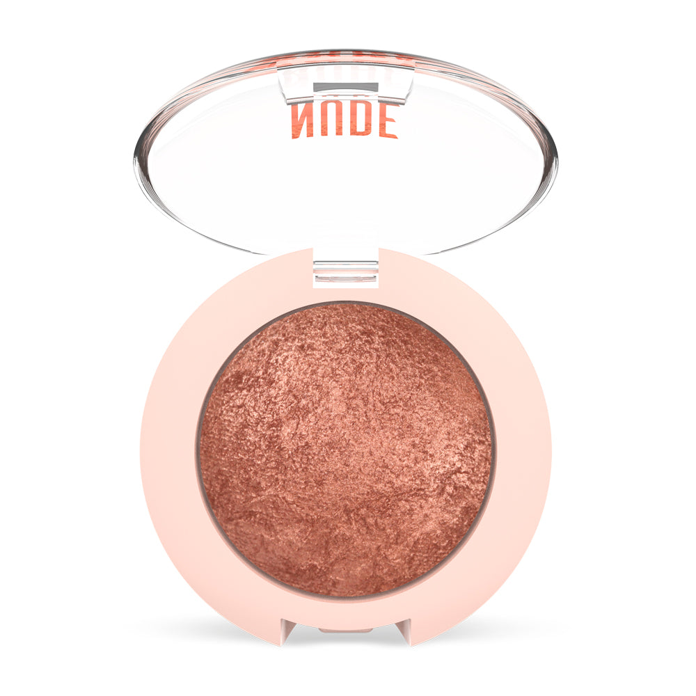 Nude Look Pearl Baked Eyeshadow - 02 Rosy Bronze