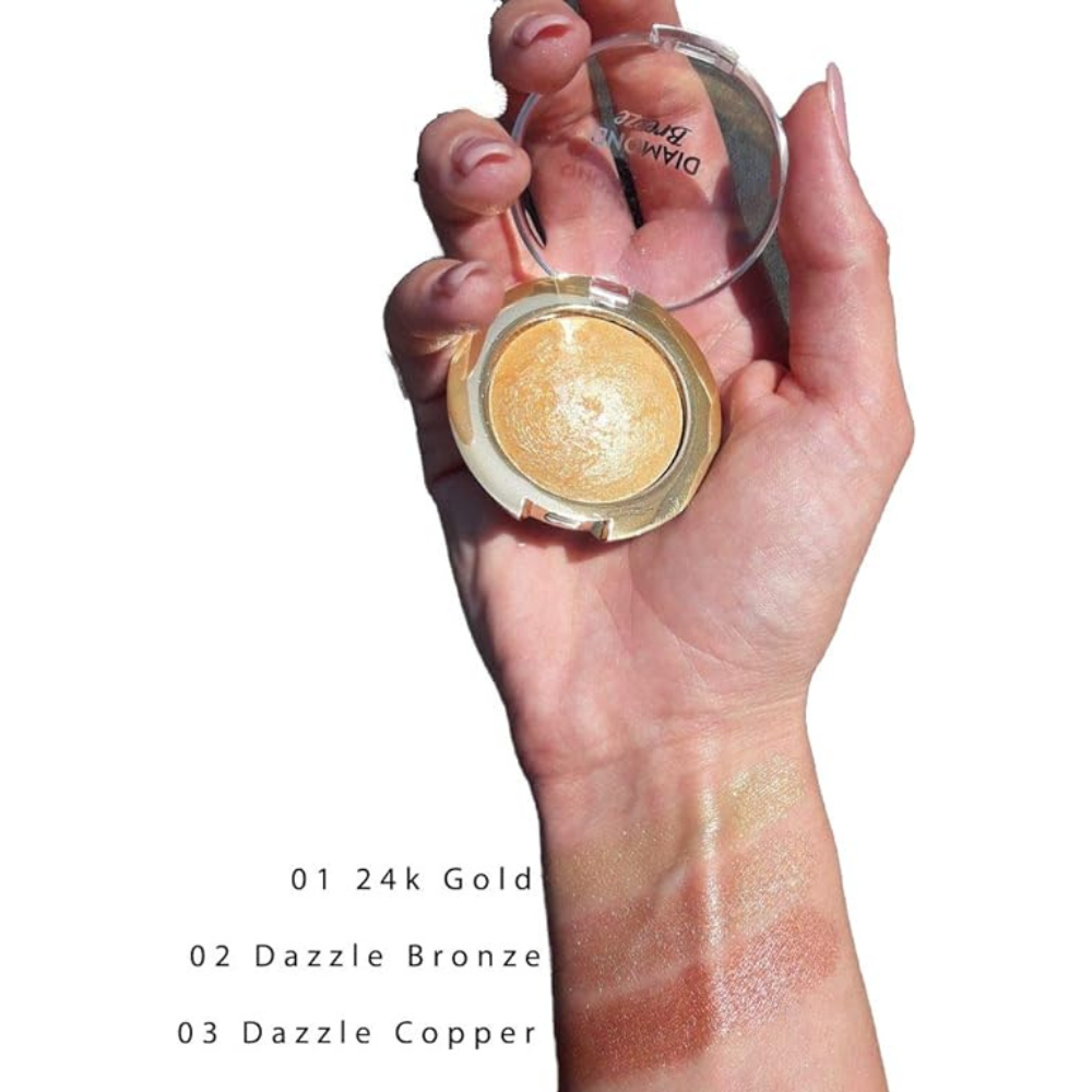 Shimmering Baked Eyeshadow - 03 Dazzle Copper(Discontinued)