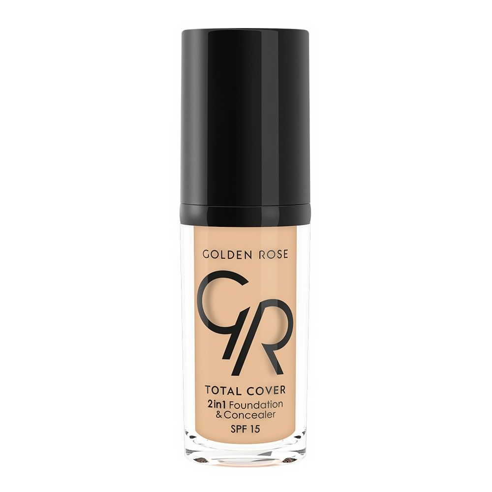 TOTAL COVER 2in1 Foundation & Concealer - 02 Ivory