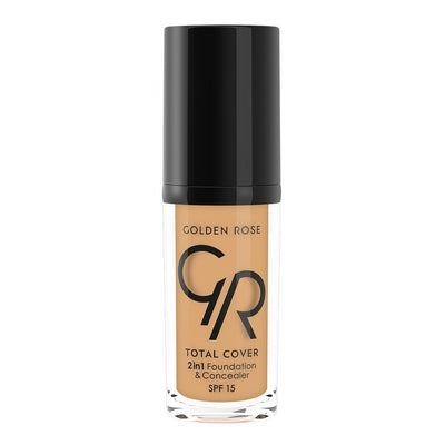 TOTAL COVER 2in1 Foundation & Concealer - 14 Honey