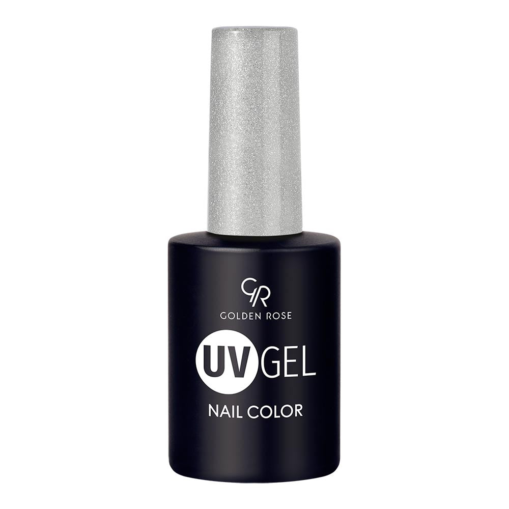 UV Gel Glitter Nail Color - 201 Silver Glitter