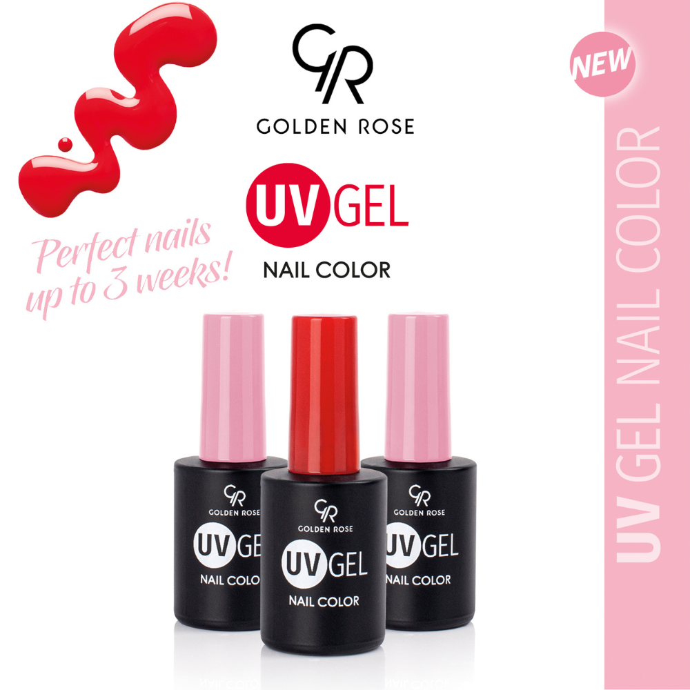 UV Gel Glitter Nail Color - 204 Rose Gold