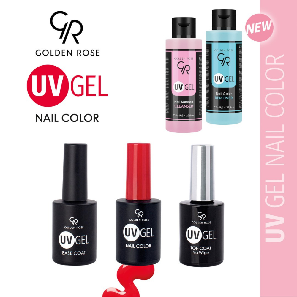 UV Gel Glitter Nail Color - 204 Rose Gold