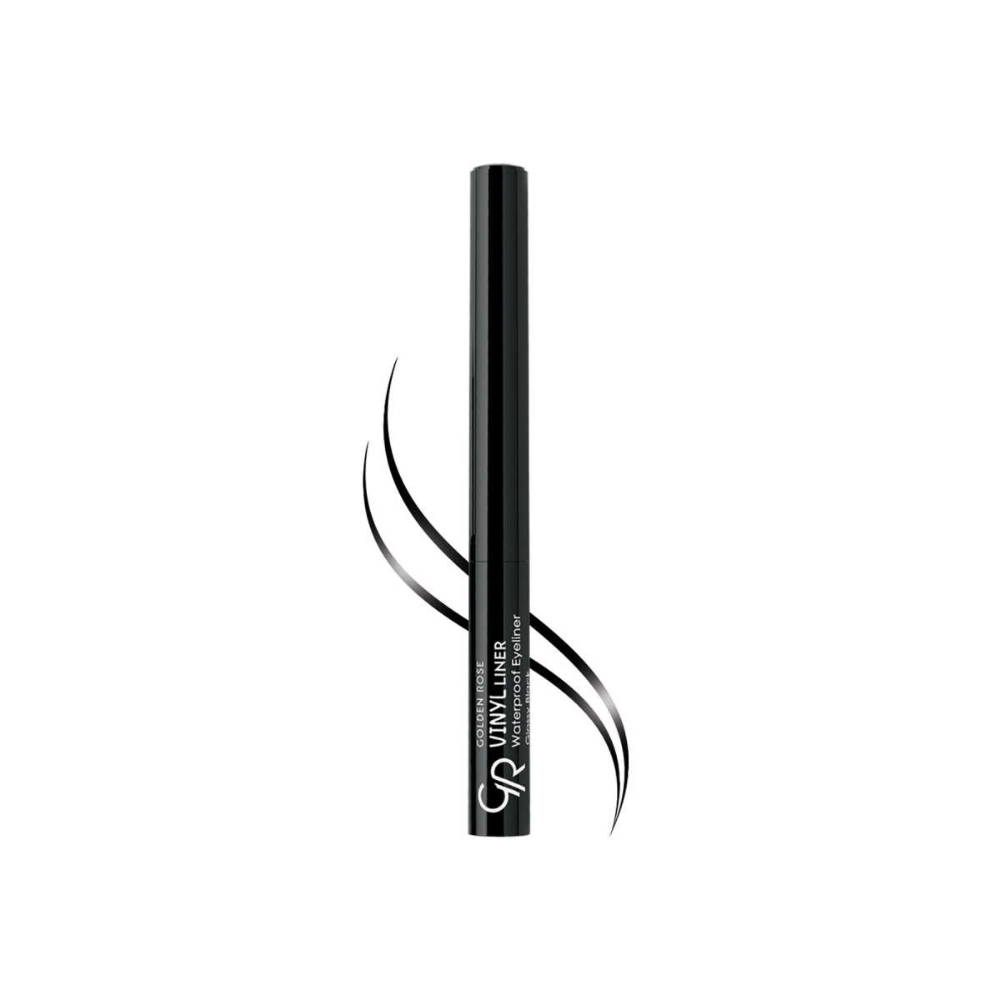 Vinyl Liner Waterproof Eyeliner Glossy Black