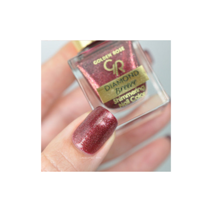 Shimmering Nail Color - 04 Plum Sparkle(Discontinued)