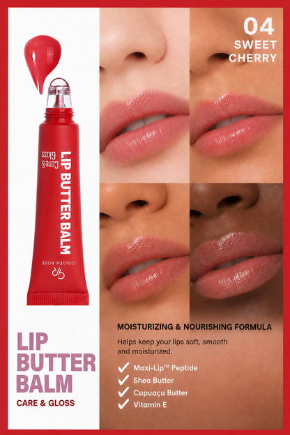 Lip Butter Balm Care&Gloss - 04 Sweet Cherry