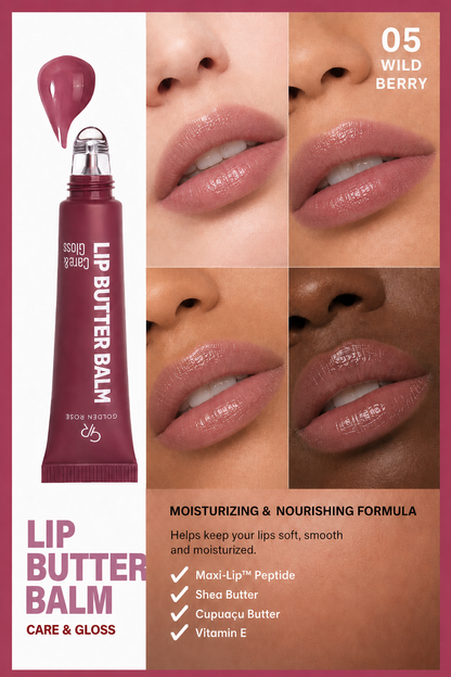Lip Butter Balm Care&Gloss - 05 Wild Berry
