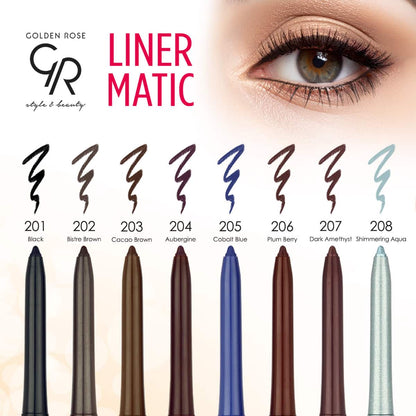 Liner Matic Waterproof Eyepencil - 207 Dark Amethyst
