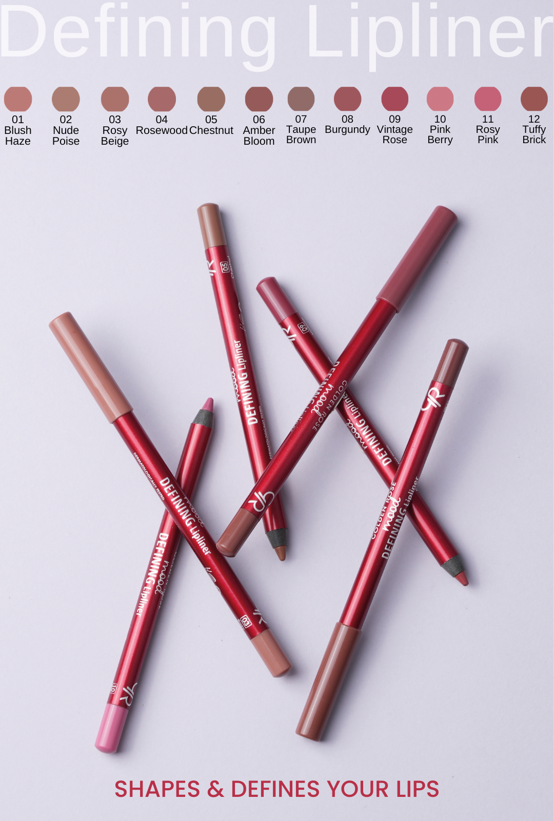 Mood Defining Lipliner - 03 Rosy Beige