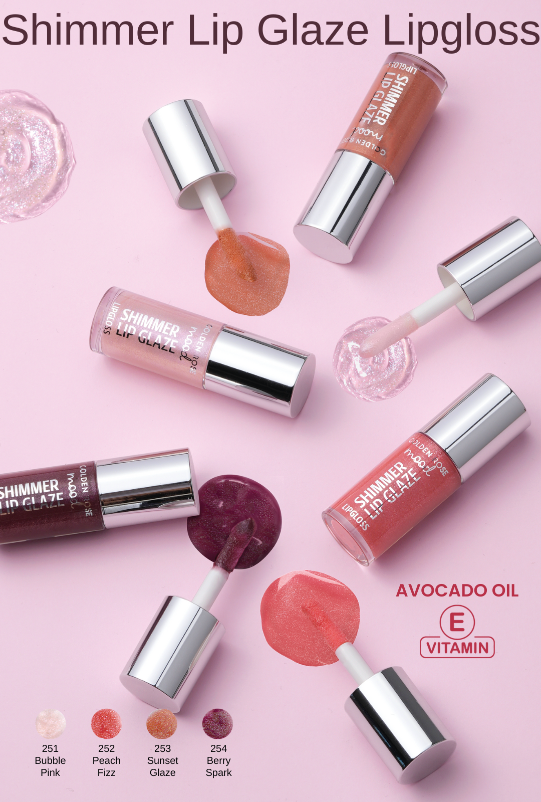 Mood Shimmer Glaze Lipgloss - 253 Sunset Glaze