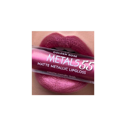Matte Metallic Lipgloss - 55 Dusty Pink(Discontinued)