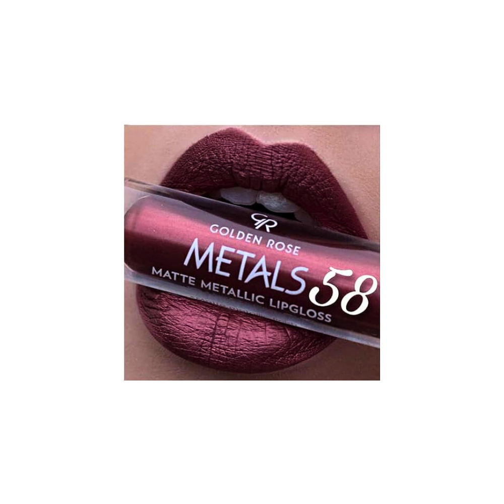 Matte Metallic Lipgloss - 58 Plum(Discontinued)