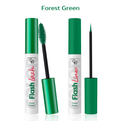 Flash Lash & Liner Duo - Forest Green