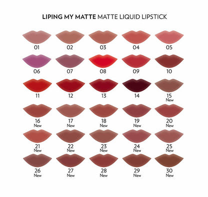 Liping My Matte Liquid Lipstick - 25