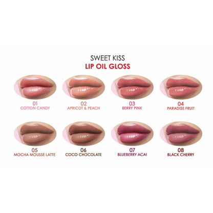 Sweet Kiss Lip Oil Gloss - 06 Coco Chocolate