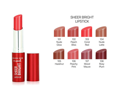Mood Sheer Bright Lipstick - 107 Mood Mauve