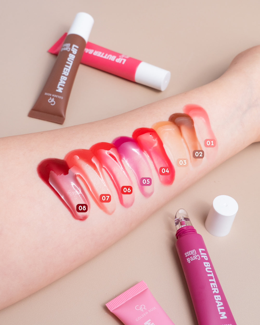 Lip Butter Balm Care&Gloss - 08 Mulberry