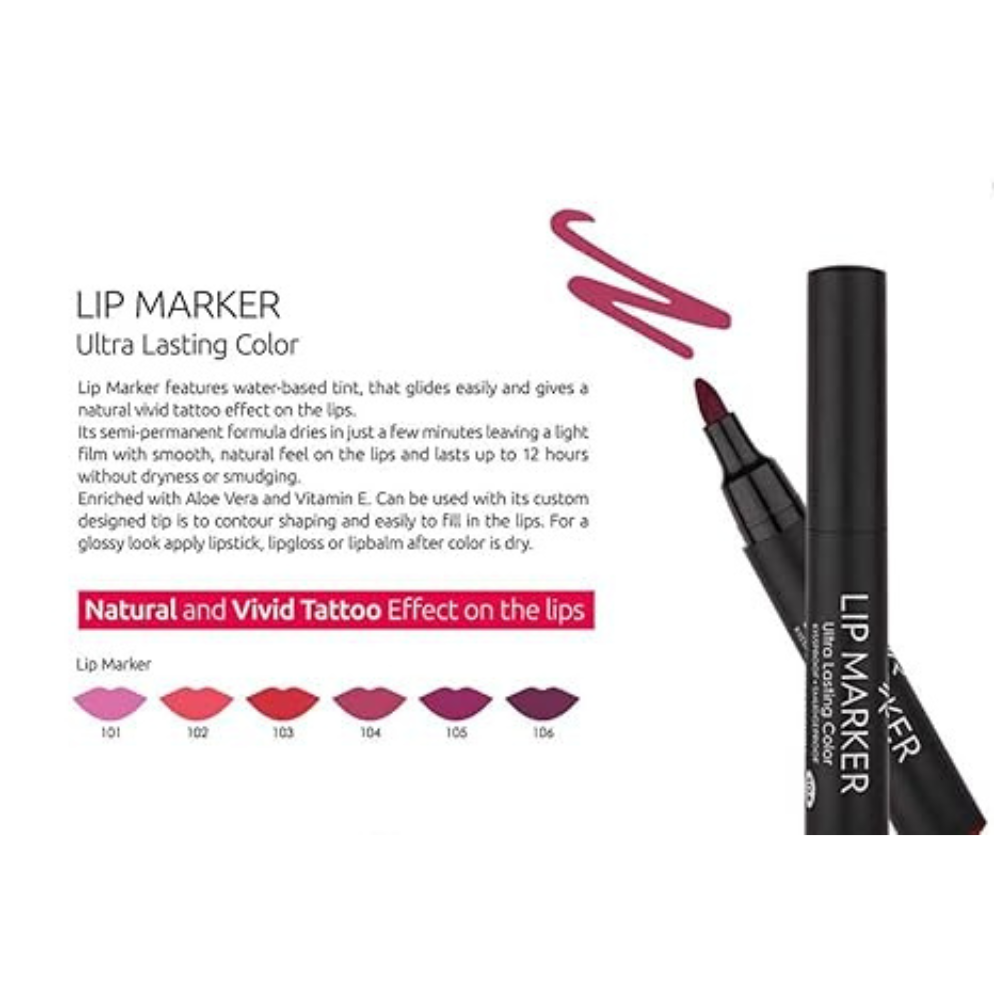 Lip Marker Ultra Lasting Color - 102(Discontinued)