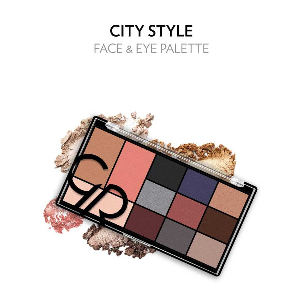 City Style Face & Eye Palette - 02 Smokey