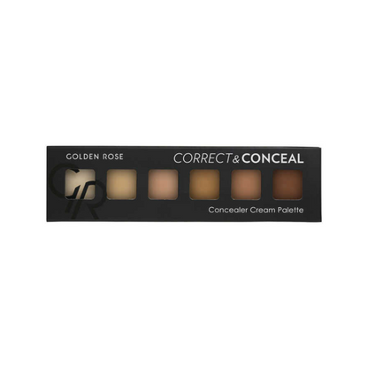 CORRECT&CONCEAL Concealer Cream Palette 02 - Medium To Dark