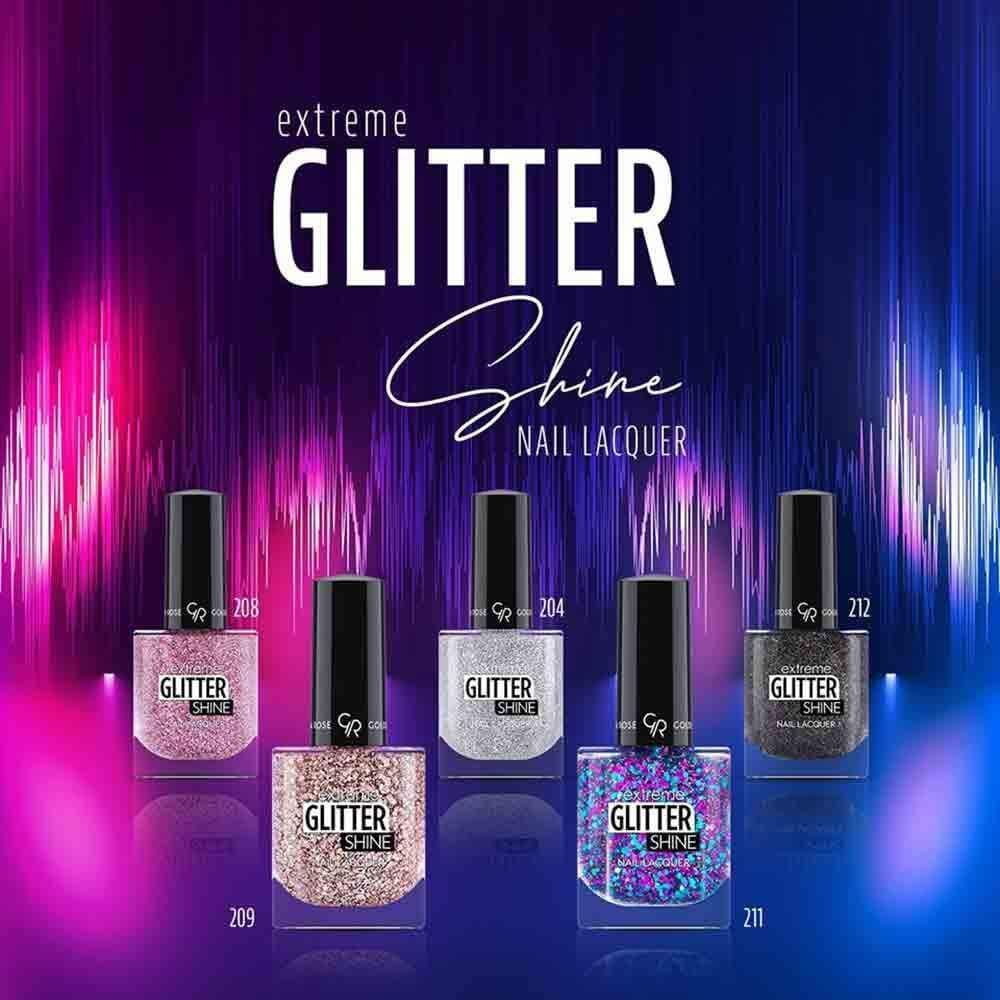 Extreme Glitter Shine Nail Lacquer - 206