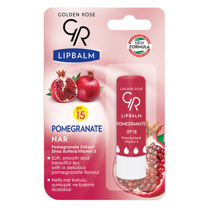 Golden Rose Lip Balm Pomegranate SPF 15