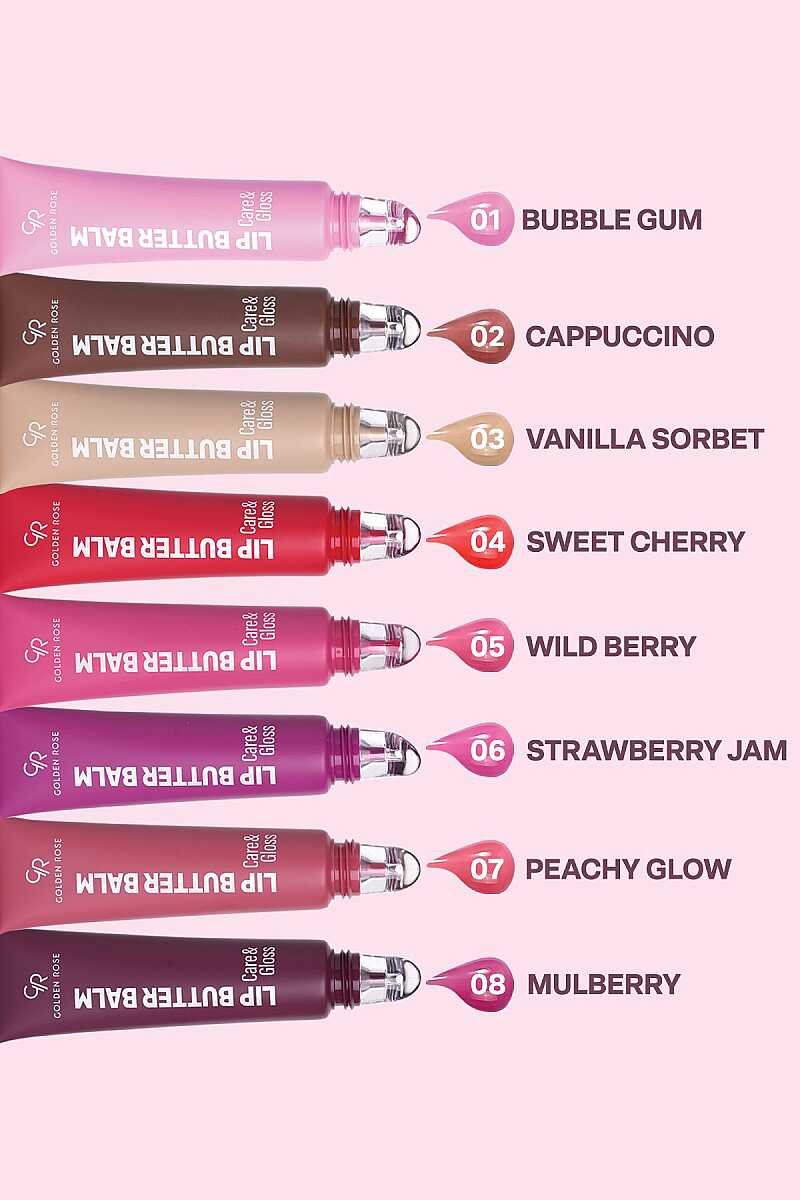 Lip Butter Balm Care&Gloss - 08 Mulberry