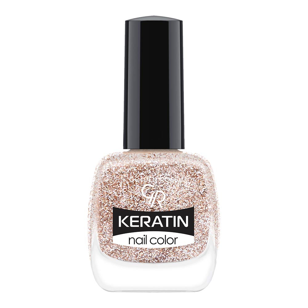 Keratin Glitter Nail Color 404 – Golden Rose South Africa