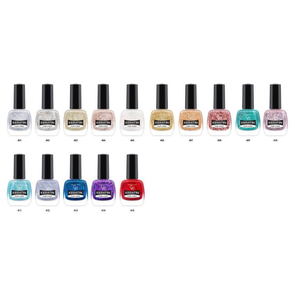Keratin Glitter Nail Color - 407 – Golden Rose South Africa