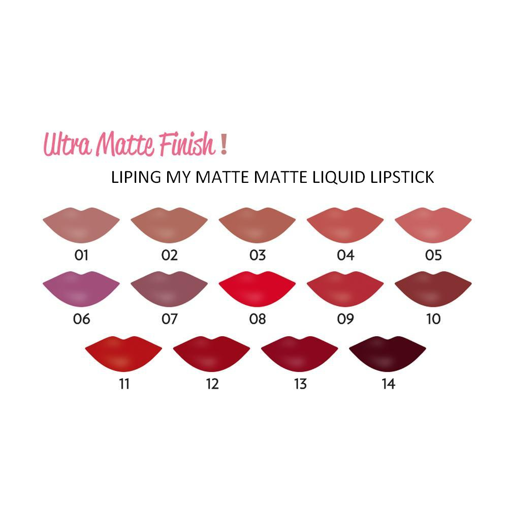 Lipping My Matte Liquid Lipstick - 06