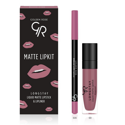 Matte Lip Kit - Blush Pink
