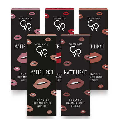 Matte Lip Kit - Warm Nude