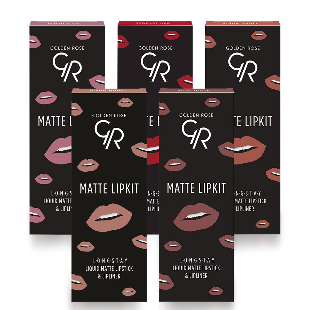 Matte Lip Kit - Warm Sable