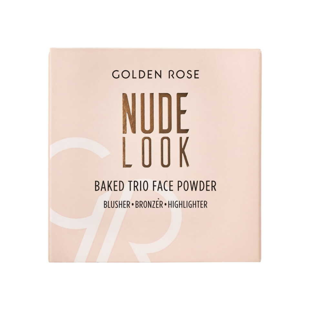 Nude Look Baked Trio Face Powder
