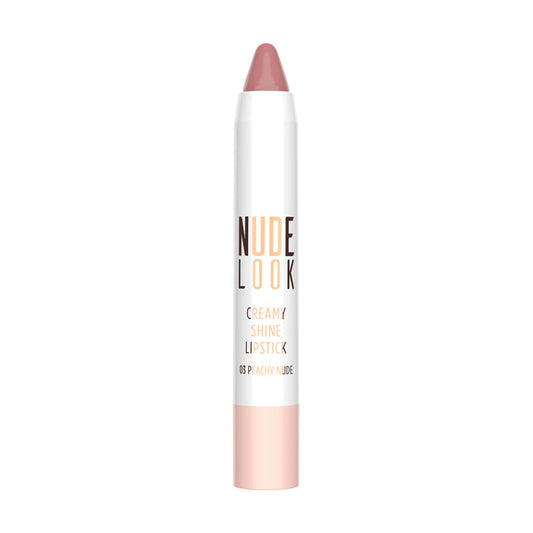 Nude Look Creamy Shine Lipstick - 03 Peachy Nude