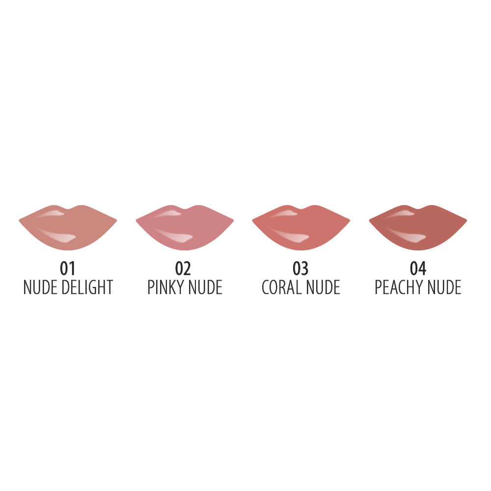 Nude Look Natural Shine Lipgloss - 04 Peachy Nude