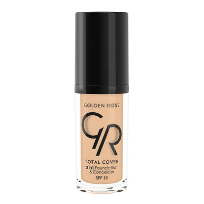 TOTAL COVER 2in1 Foundation & Concealer - 02 Ivory
